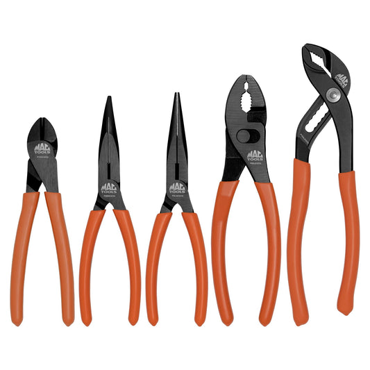 5-PC. Combo C.S.T. Pliers Set - Orange