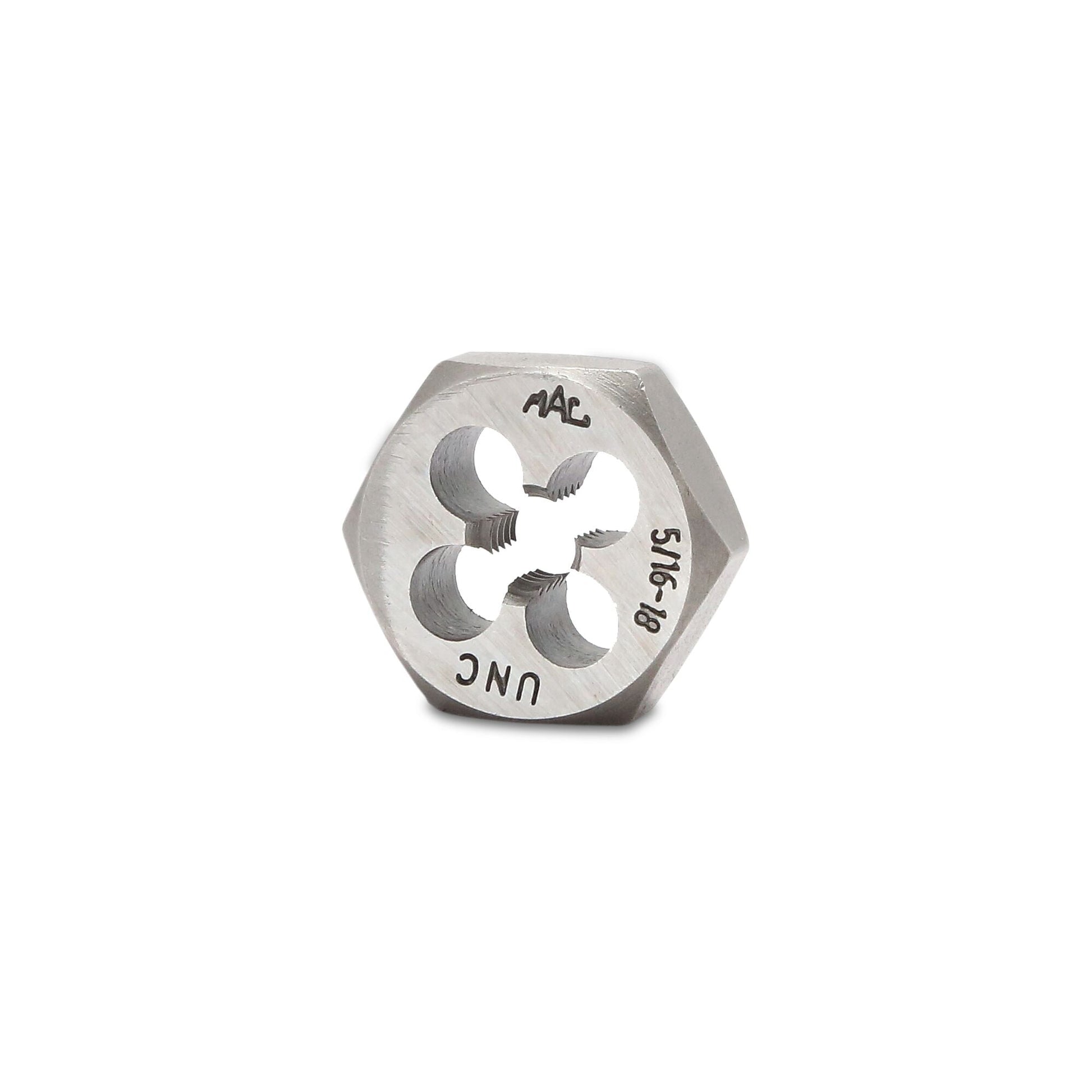 SAE Hexagonal Die 5/16"-18 NC - 1" Shank