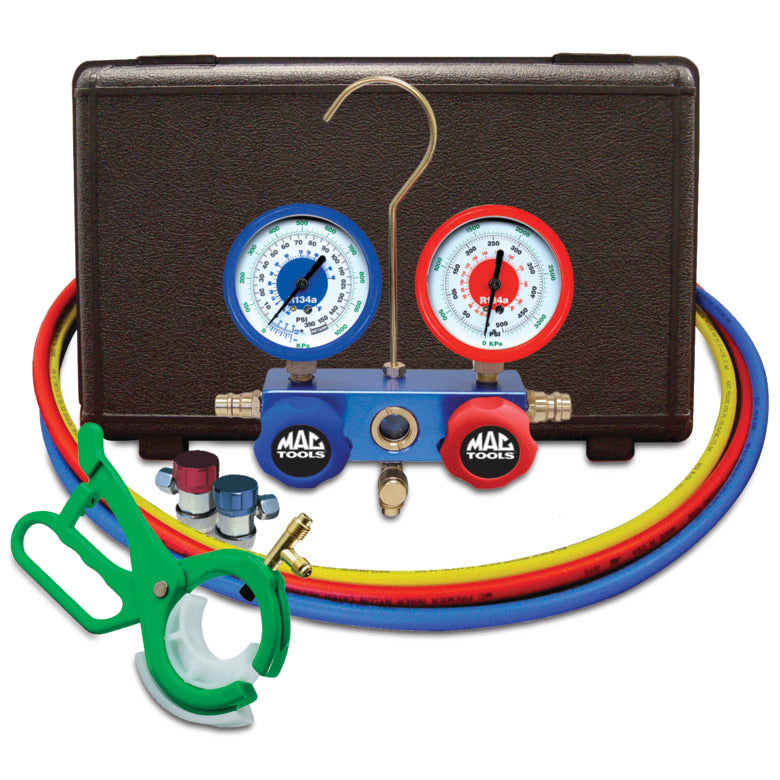 Premier R134a Aluminum Manifold Gauge Set - 72" Hose