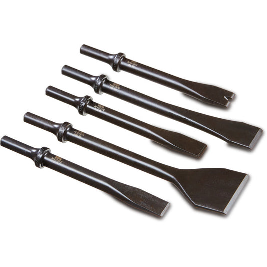 5-PC. .401 Shank Air Hammer Bit Set