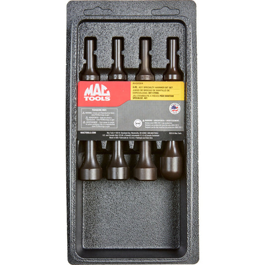 4-PC. .401 Shank Specialty Hammer Bit Set