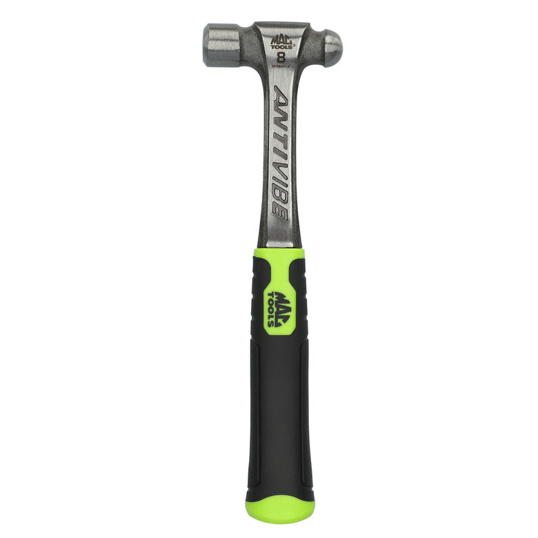 8 oz Anti-Vibe® Ball Peen Hammer - Hi-Vis Green
