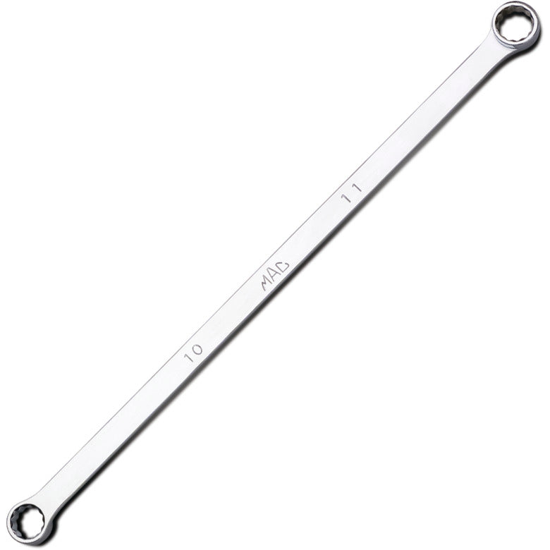 High-Performance Long Double-Box Wrench 10mm x 11mm - 12-PT.
