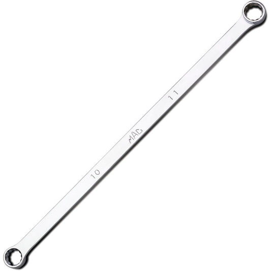 High-Performance Long Double-Box Wrench 10mm x 11mm - 12-PT.