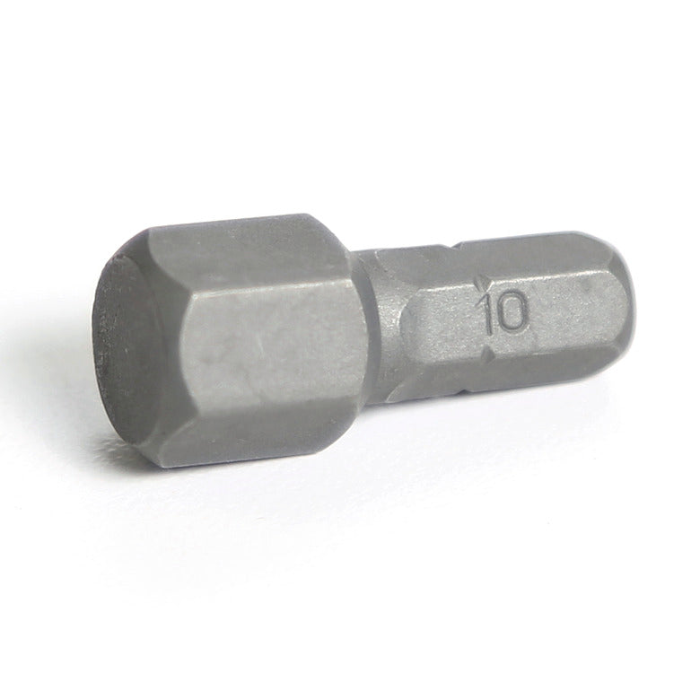 1/4" Hex Drive Hex Bit 1"- 10mm