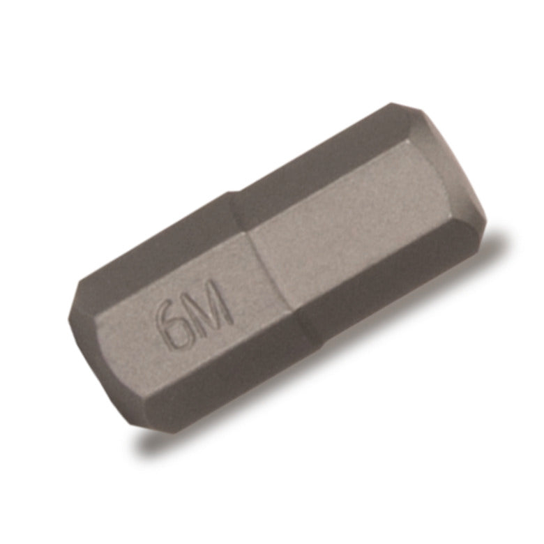 1/4" Hex Drive Stubby Hex Bit - 6mm