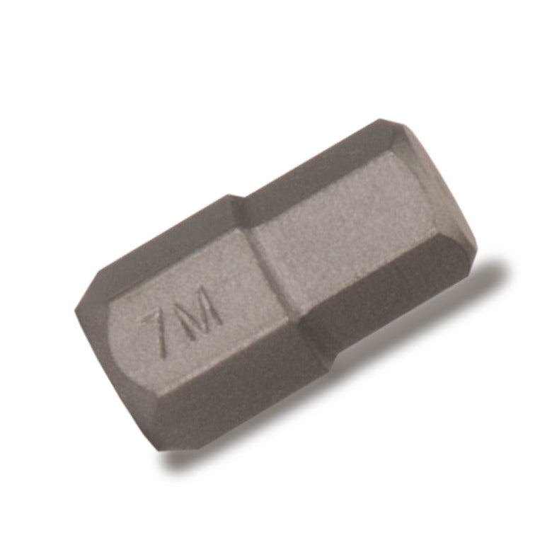 5/16" Hex Drive Stubby Hex Bit - 7mm