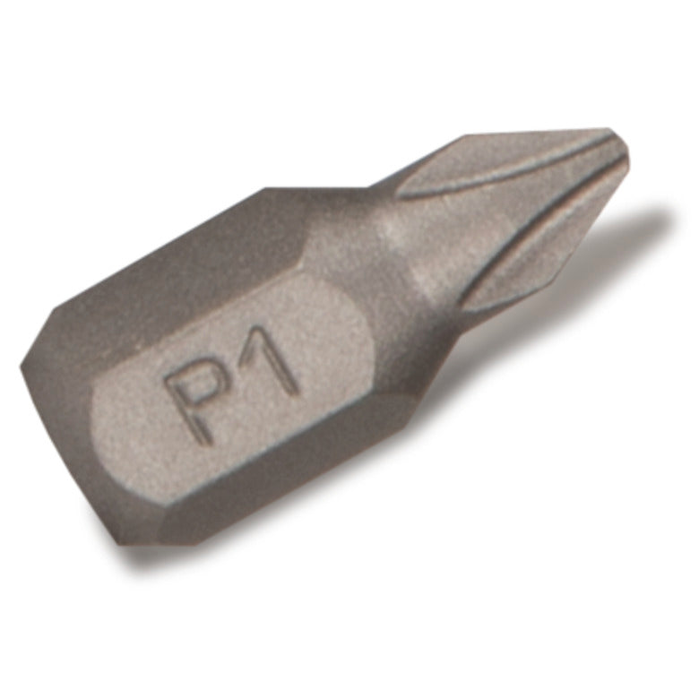 1/4" Hex Drive Stubby Phillips® Bit - #1