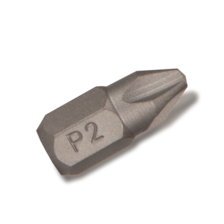 1/4" Hex Drive Stubby Phillips® Bit - #2