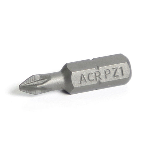 1/4" Hex Drive Pozidriv® Bit 1" - #1
