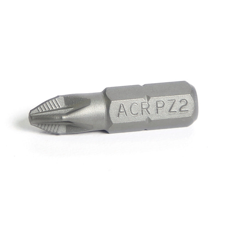 1/4" Hex Drive Pozidriv® Bit 1" - #2