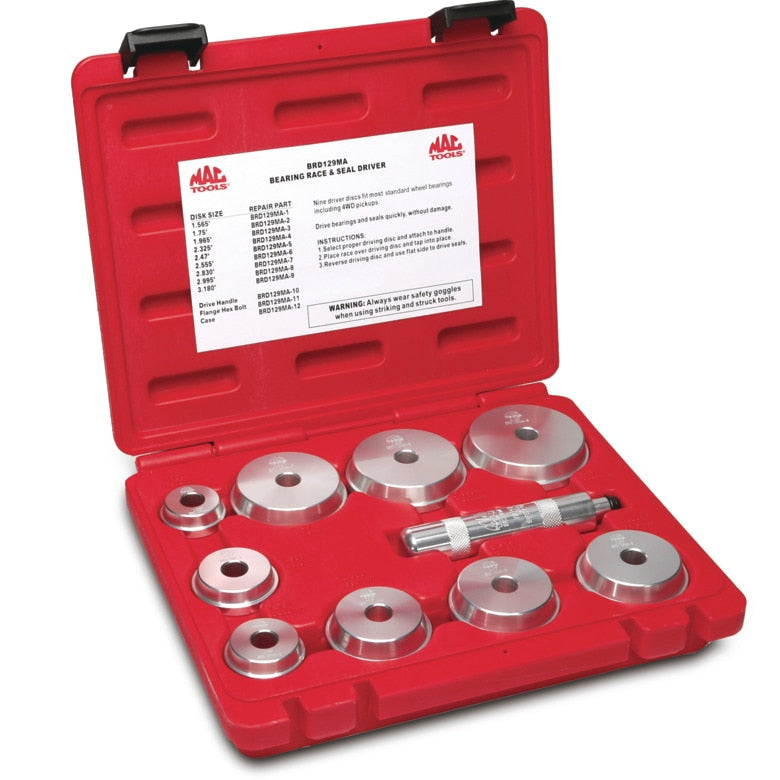 10-PC. Race Bearing and Seal Driver Set