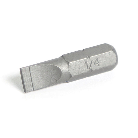 1/4" Hex Drive Slotted Bit 1" - 1/4"