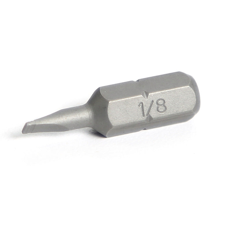 1/4" Hex Drive Slotted Bit 1" - 1/8"