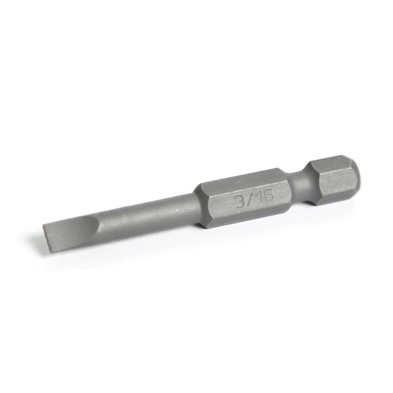 1/4" Hex Drive Slotted Bit 2" - 3/16"