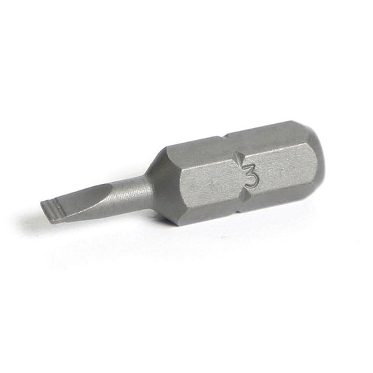 1/4" Hex Drive Slotted Bit 1" - 3mm
