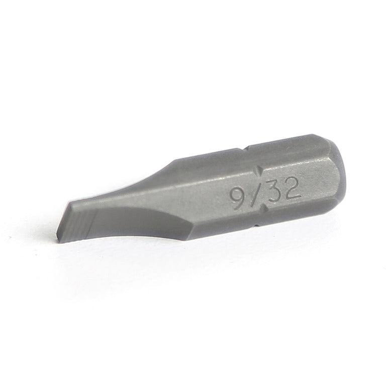 1/4" Hex Drive Slotted Bit 1" - 9/32"