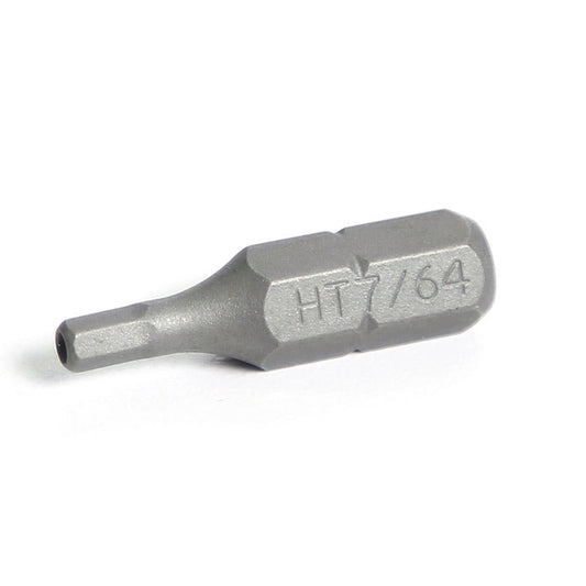 1/4" Hex Drive Tamper-Resistant Hex Bit 1" - 7/64"