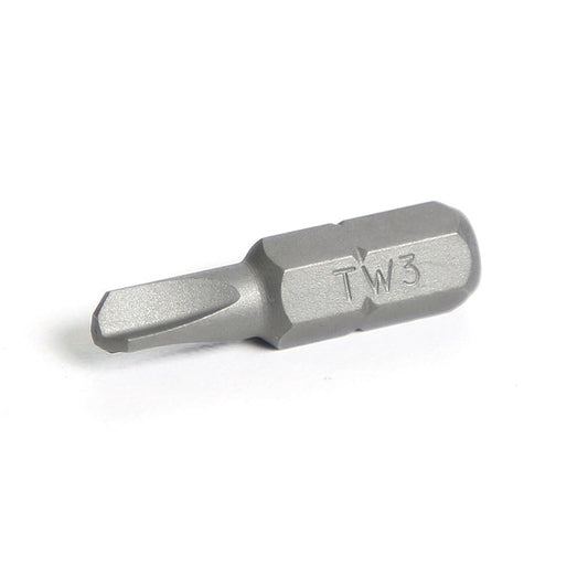 1/4" Hex Drive Tri-Wing Bit 1" - #3