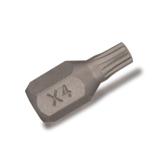 1/4" Hex Drive Stubby Triple Square Bit - 4mm