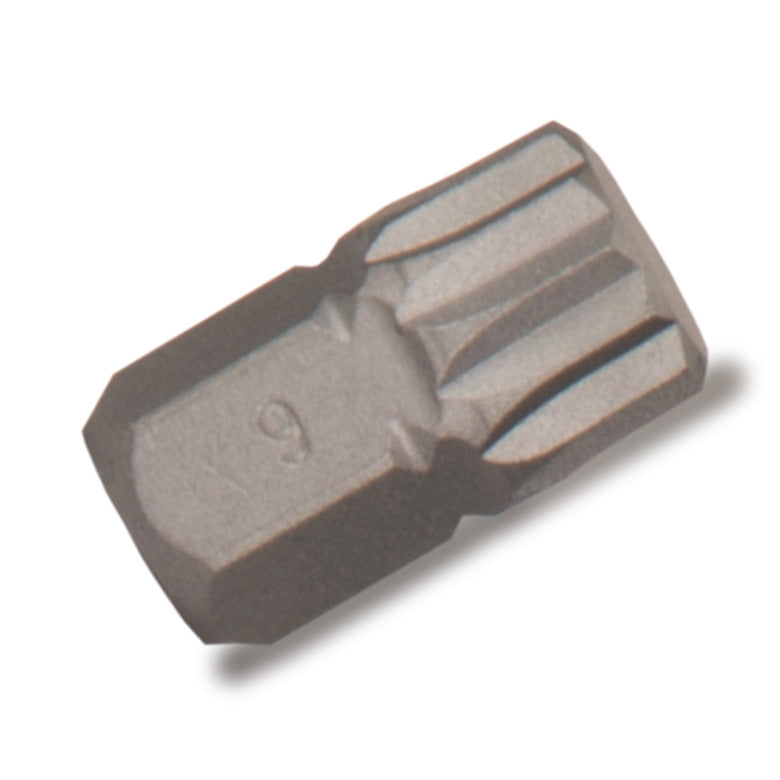 5/16" Hex Drive Stubby Triple Square Bit - 9mm