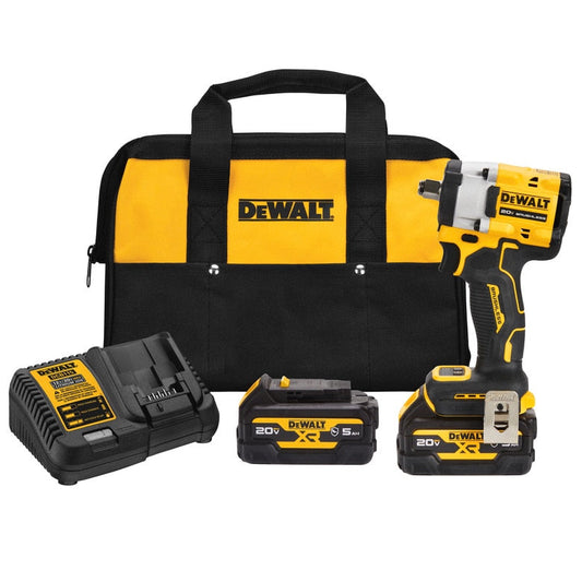 DEWALT® ATOMIC™ 20V MAX* 1/2" Cordless Compact Impact Wrench with Hog Ring Anvil Kit