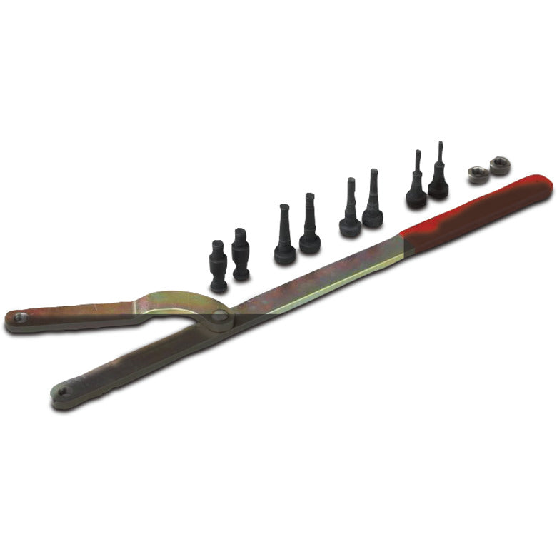 11-PC. Universal Pulley/Fan Clutch Holding Tool Kit