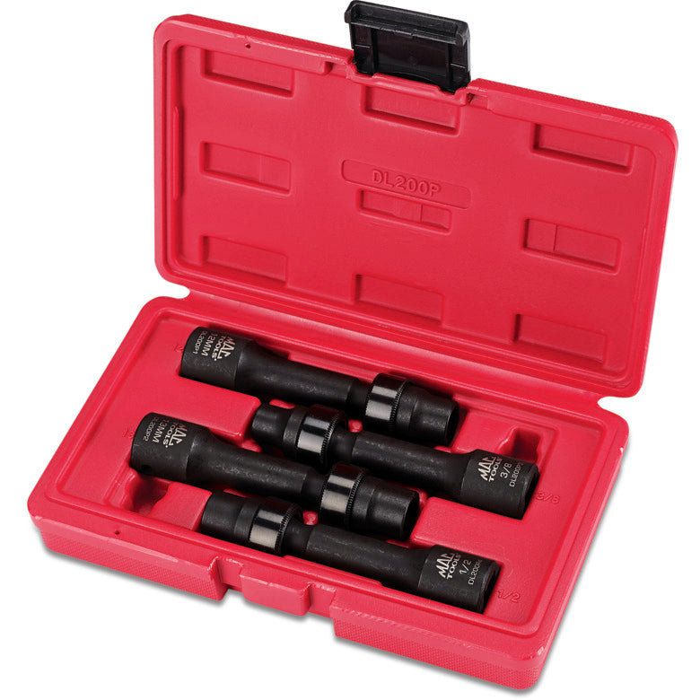 4-PC. 1/2” Drive Combination Driveline Socket Set - 12-PT.