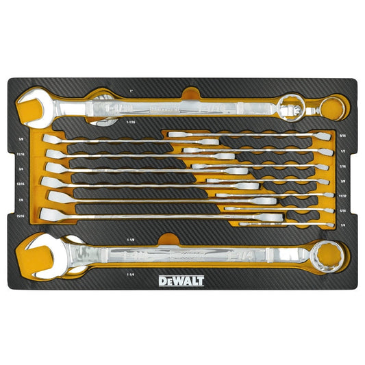17-PC. SAE Combination Wrench Set