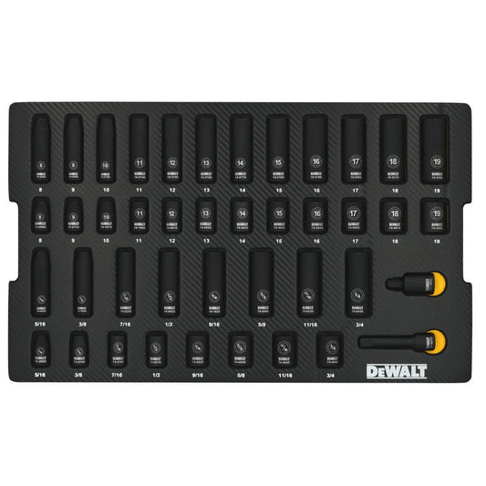 42-PC. 3/8” Drive Impact Socket Set