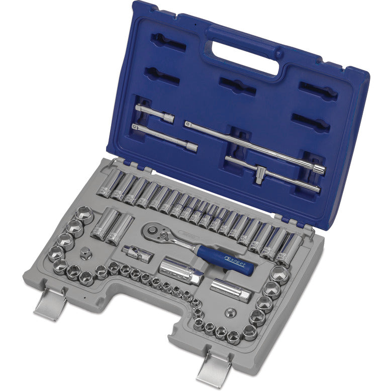 56-PC. 3/8" Drive Socket, Ratchet, and Extension Set