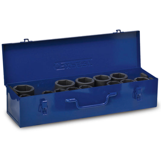 18-PC. 3/4" Drive Metric Deep Impact Socket Set - 6-PT.