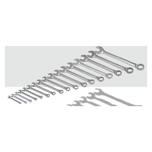 17-PC. SAE Combination Wrench Set - 12-PT.