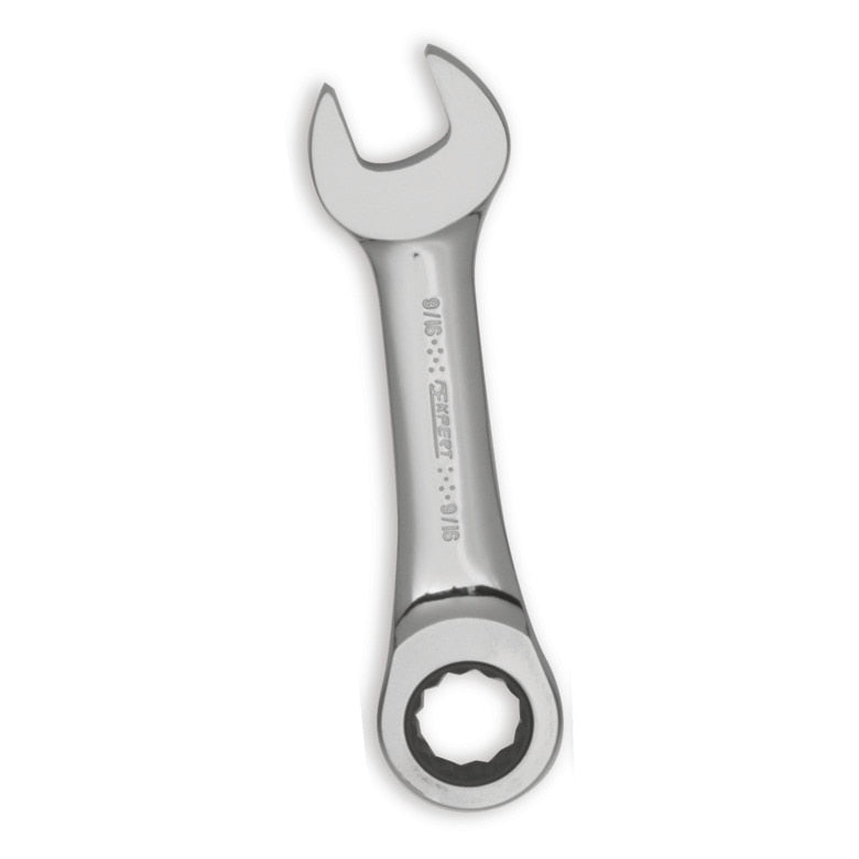 Non-Reversible Ratcheting Combination Wrench 9/16" - 12-PT.