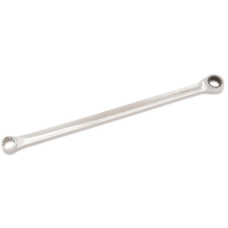 Extra-Long Non-Reversible Ratcheting Double-Box End Wrench 17mm - 12-PT.
