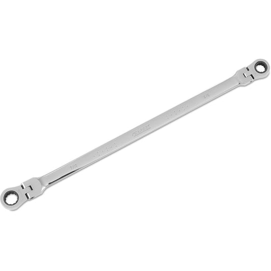 Extra-Long SAE Double-Box Flex Ratcheting Wrench 3/8" x 7/16" - 12-PT.