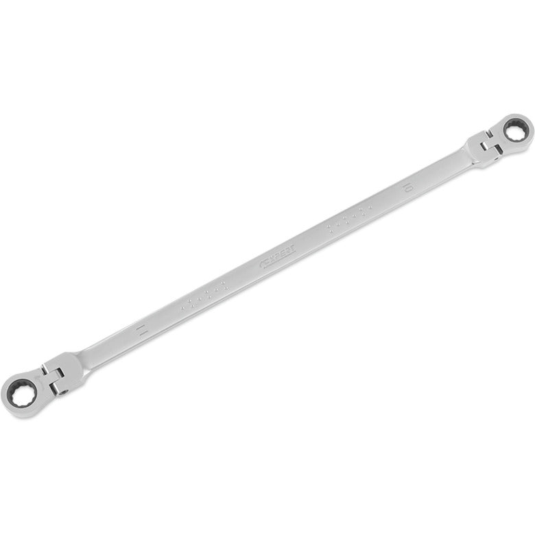 Extra-Long SAE Double-Box Flex Ratcheting Wrench 10mm x 11mm - 12-PT.