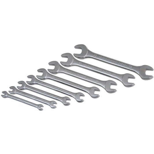 8-PC. Metric Open-End Wrench Set