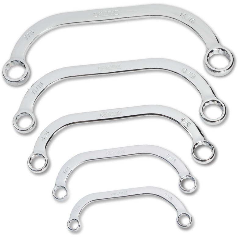 5-PC. SAE Half-Moon Wrench Set - 12-PT.
