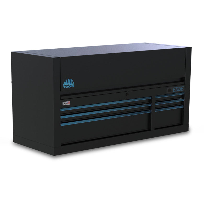 Edge™ 6-Drawer Top Chest for E5422 Workstation - Flat Black/Blue Trim