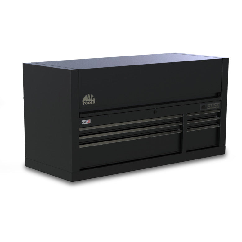 Edge™ 6-Drawer Top Chest for E5422 Workstation - Flat Black/Gunmetal Trim