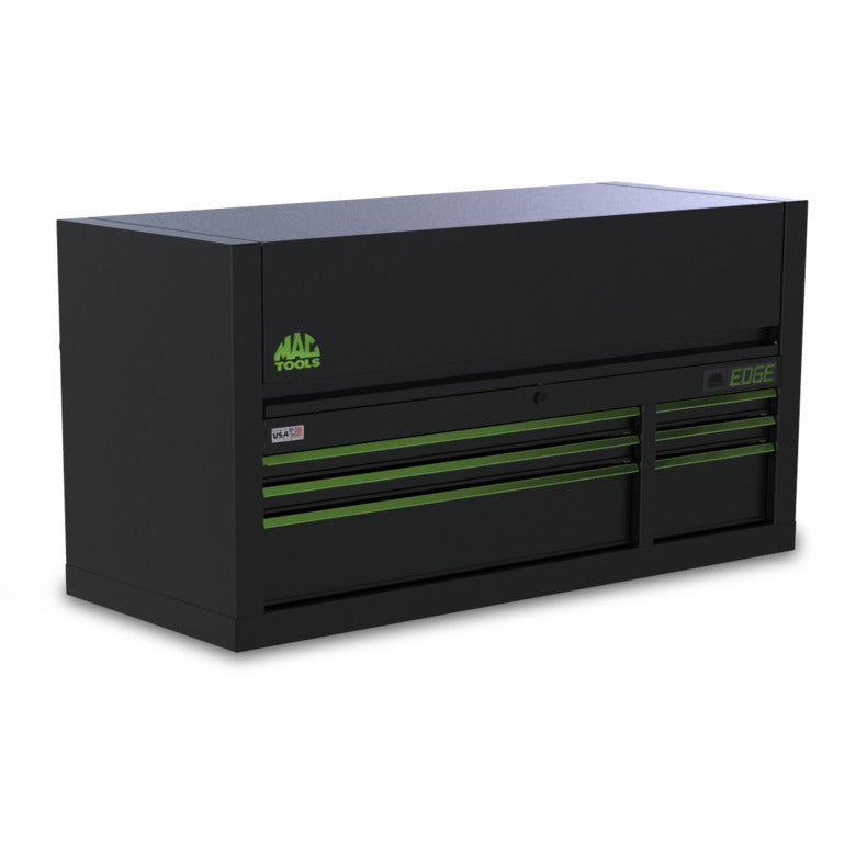 Edge™ 6-Drawer Top Chest for E5422 Workstation - Flat Black/Green Trim