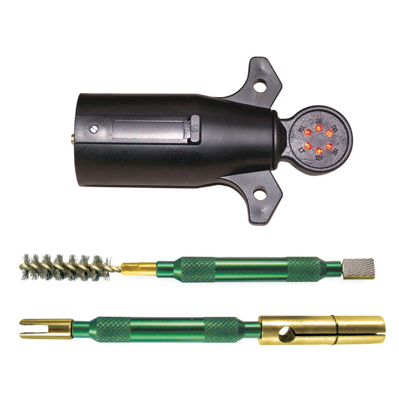 3-PC. 7 Flate (Spade) Pin Trailer Harness Tester and Maintenance Set