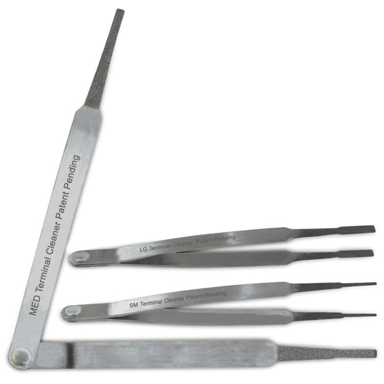3-PC. Diamond-Tip Electrical Terminal Cleaner Set