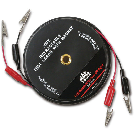 2-PC. Retractable Magnetic-Body Test Lead Set 30'