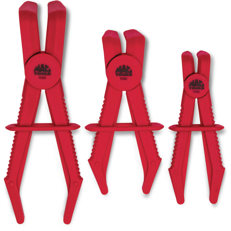 3-PC. Angled Hose Pinching Clamps