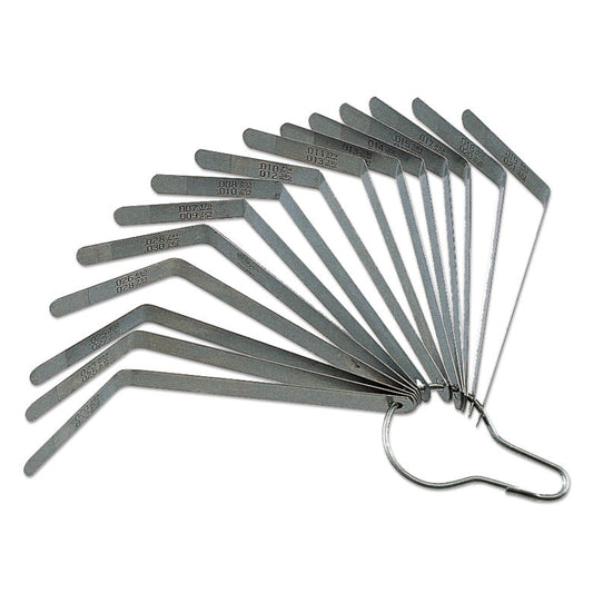 15-Blade Valve Lash Feeler Gauge Set