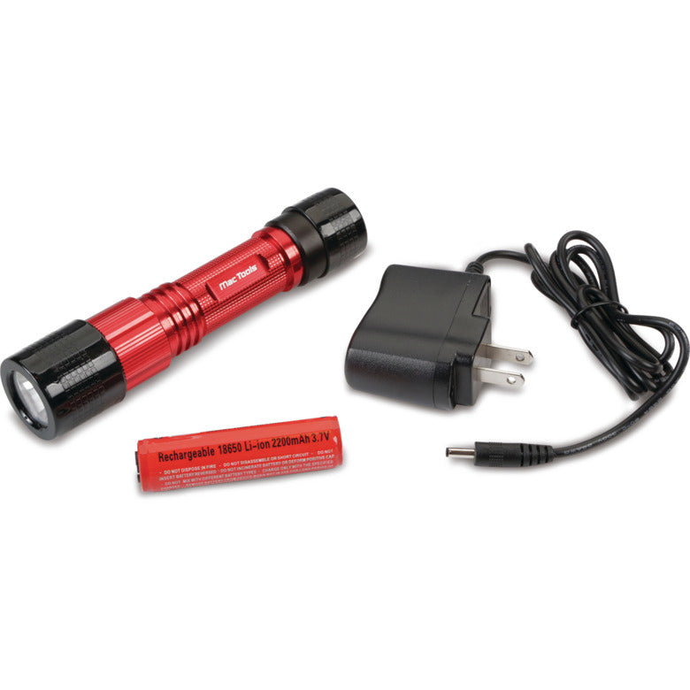 Rechargeable Pro LED Flashlight - Red