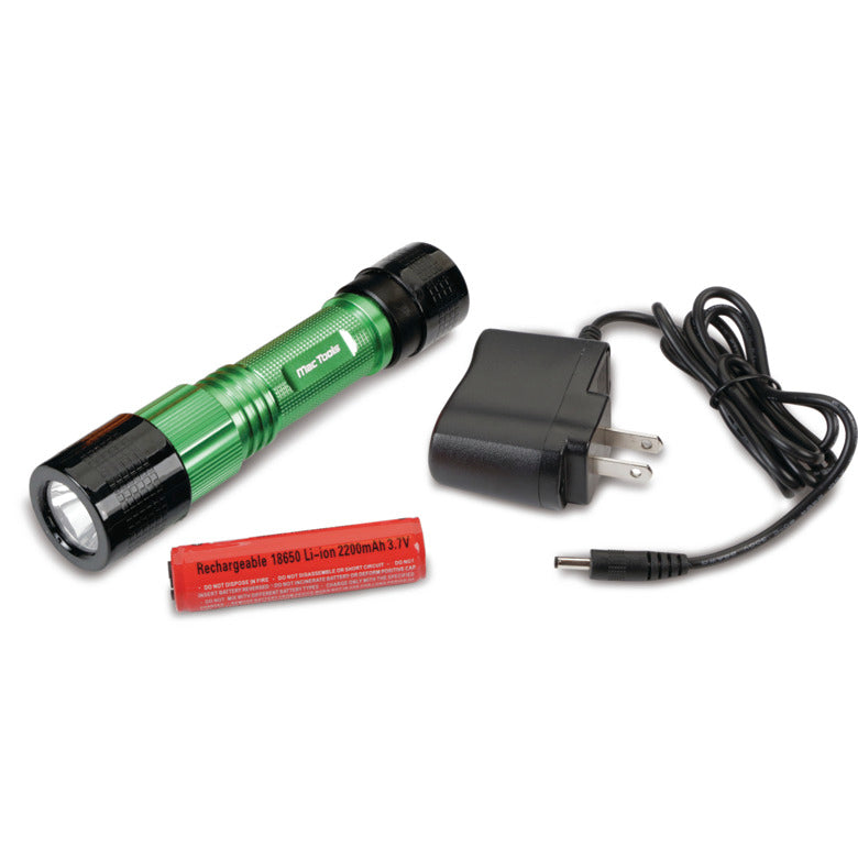 Rechargeable Pro LED Flashlight - Green