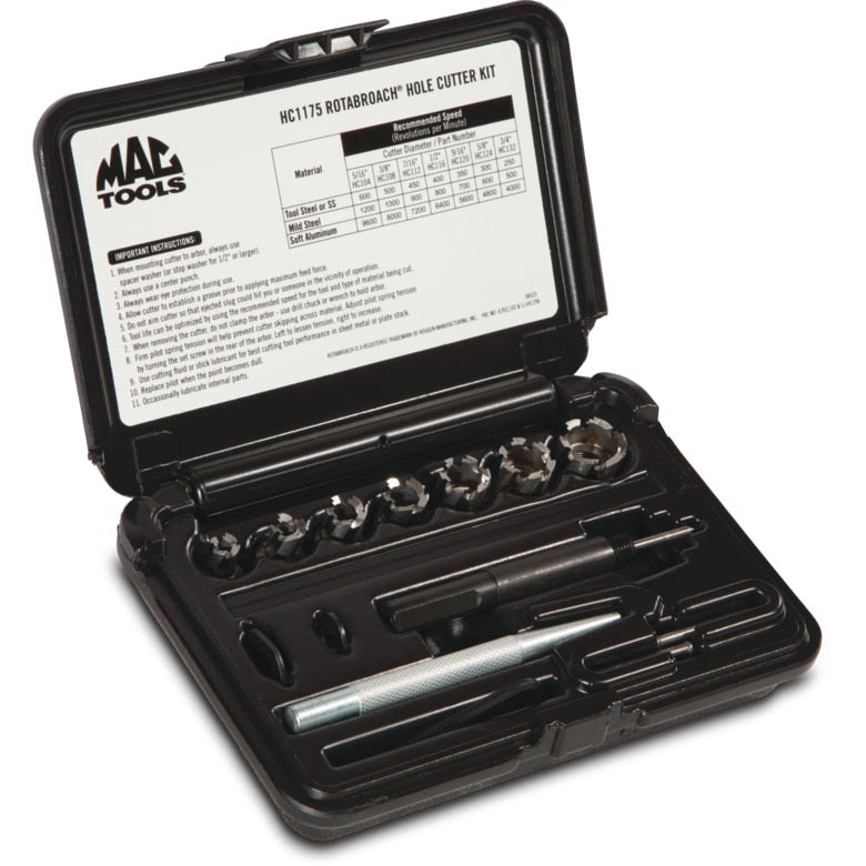 11-PC. Hole Cutter Kit